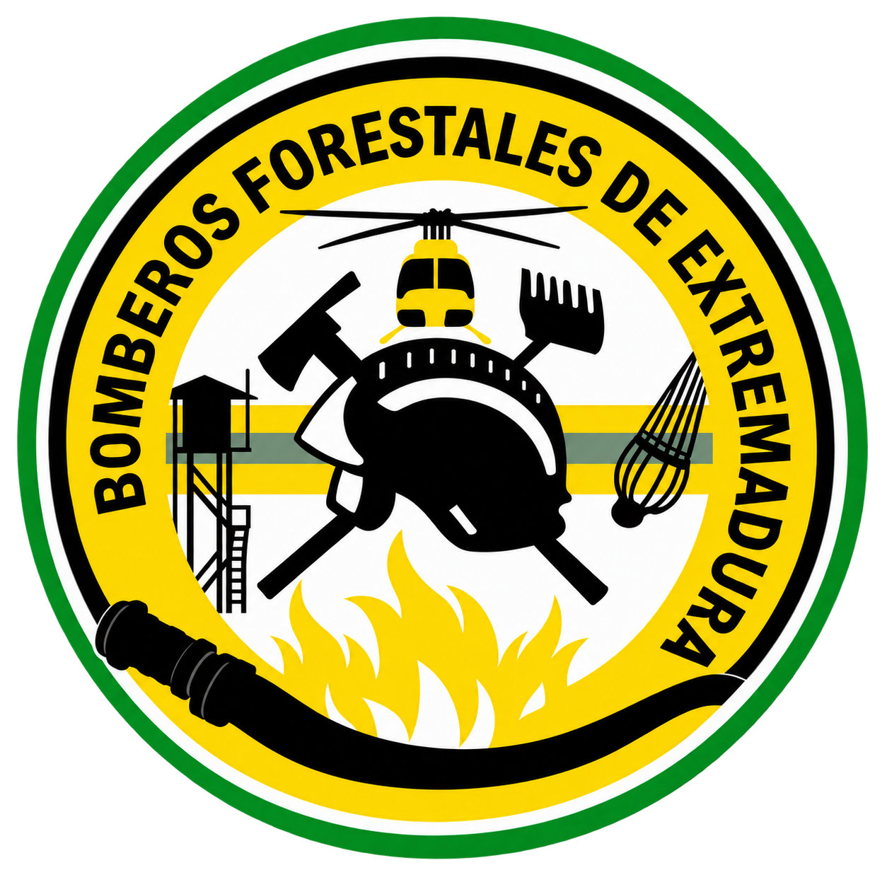 Emblema de Bomberos Forestales de Extremadura